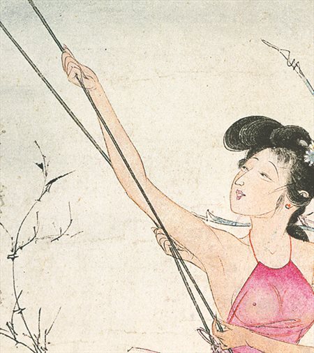 乐至县-胡也佛的仕女画和最知名的金瓶梅秘戏图